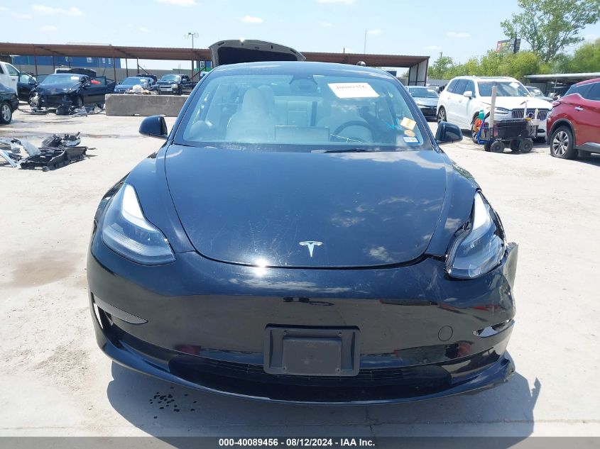 2023 Tesla Model 3 Rear-Wheel Drive VIN: 5YJ3E1EA5PF513178 Lot: 40089456