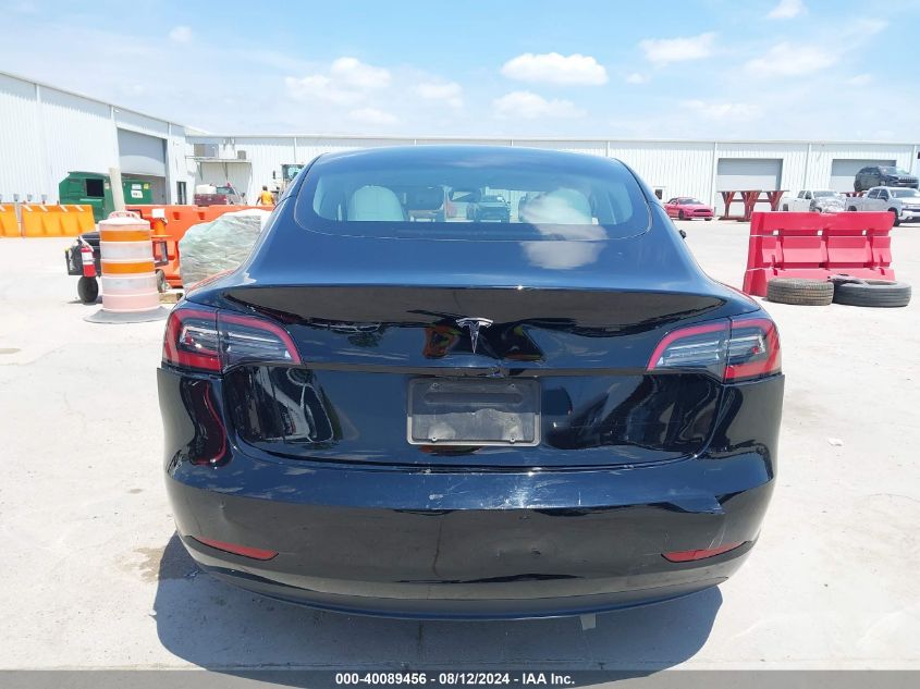 2023 Tesla Model 3 Rear-Wheel Drive VIN: 5YJ3E1EA5PF513178 Lot: 40089456