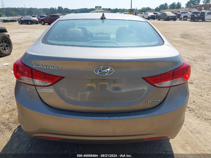 2013 Hyundai Elantra Limited VIN: 5NPDH4AEXDH324688 Lot: 40089464