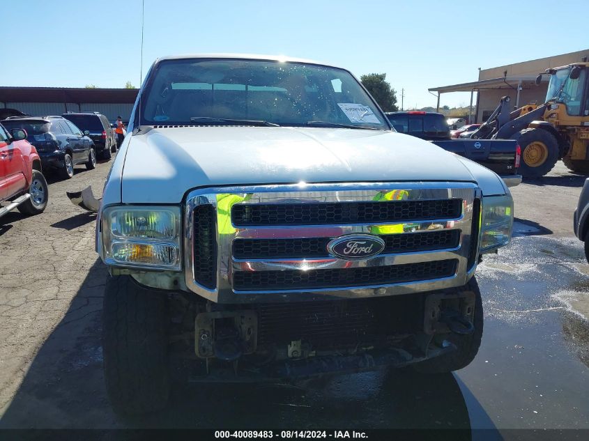 2005 Ford F-250 Lariat/Xl/Xlt VIN: 1FTSW21P35EB09772 Lot: 40089483