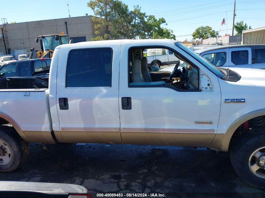 2005 Ford F-250 Lariat/Xl/Xlt VIN: 1FTSW21P35EB09772 Lot: 40089483