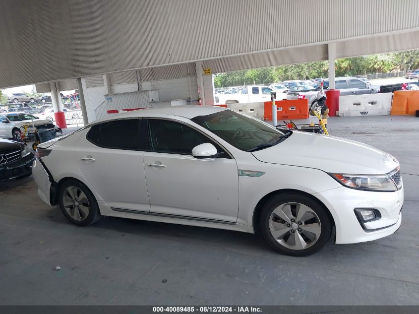 2015 Kia Optima Hybrid Ex VIN: KNAGN4AD5F5090277 Lot: 40089485