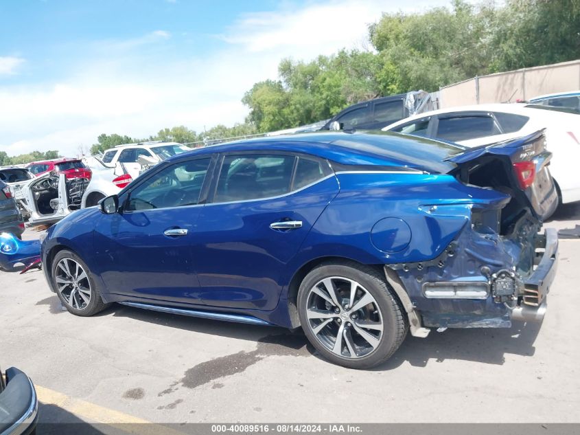 2018 Nissan Maxima 3.5 Sl VIN: 1N4AA6AP9JC387993 Lot: 40089516