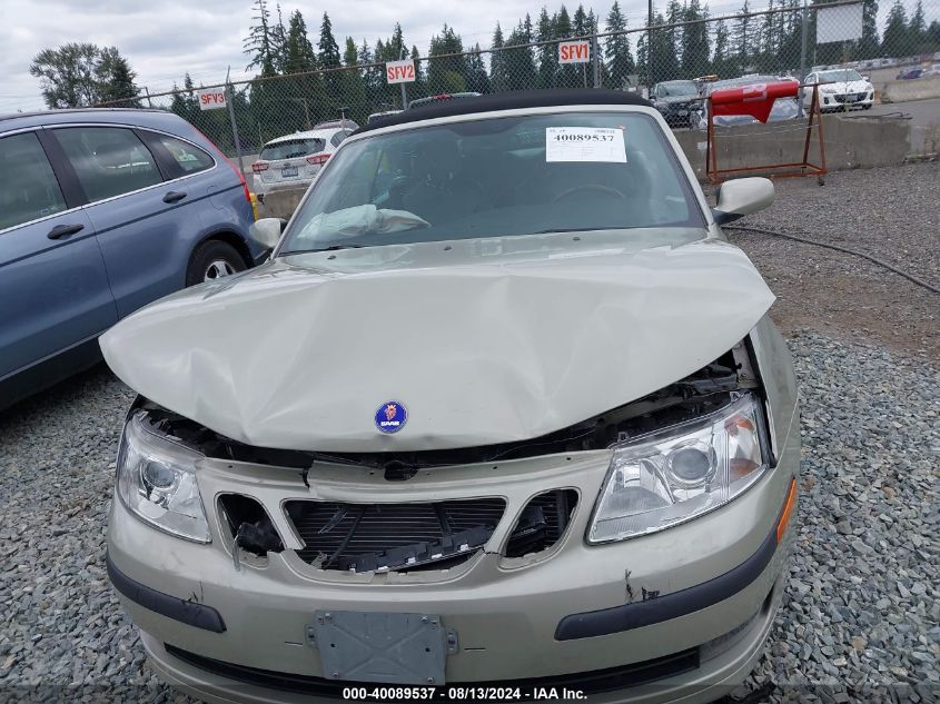 2005 Saab 9-3 Arc VIN: YS3FD79Y056002182 Lot: 40089537