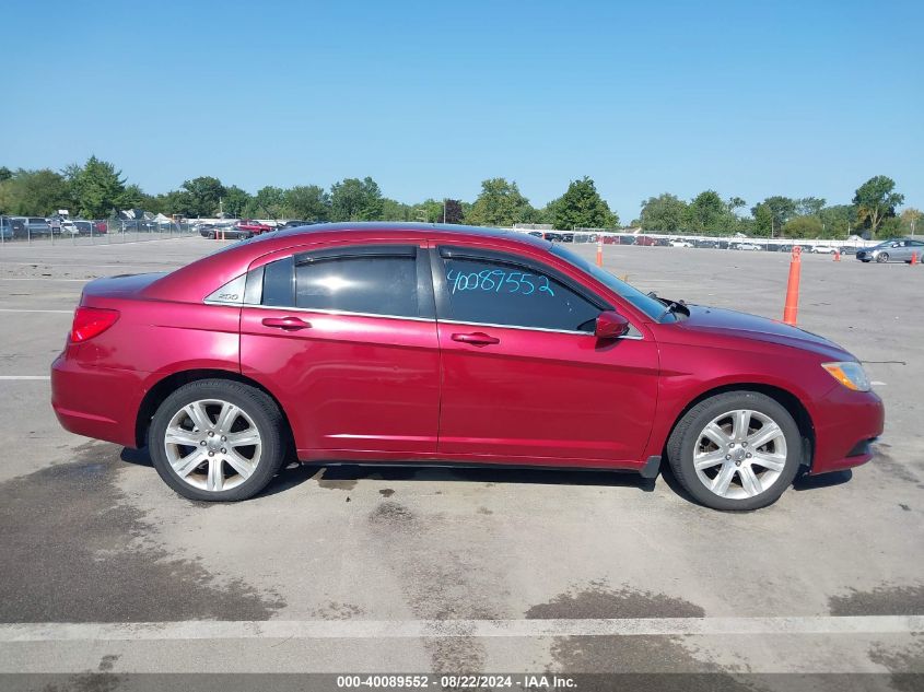 2012 Chrysler 200 Touring VIN: 1C3CCBBB3CN108753 Lot: 40089552