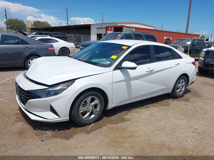 VIN 5NPLL4AG9MH041761 2021 HYUNDAI ELANTRA SE