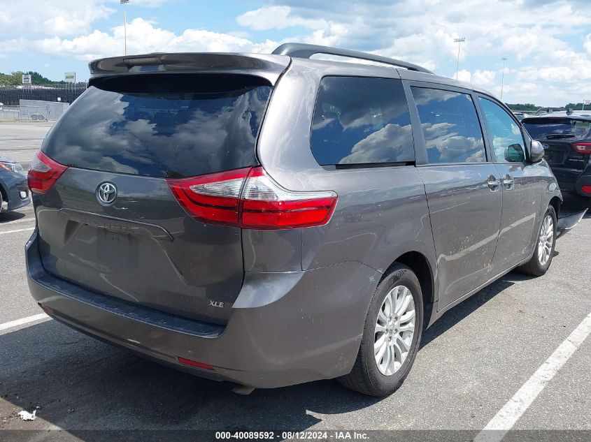 VIN 5TDYK3DC0FS613440 2015 Toyota Sienna, Xle 8 Pas... no.4