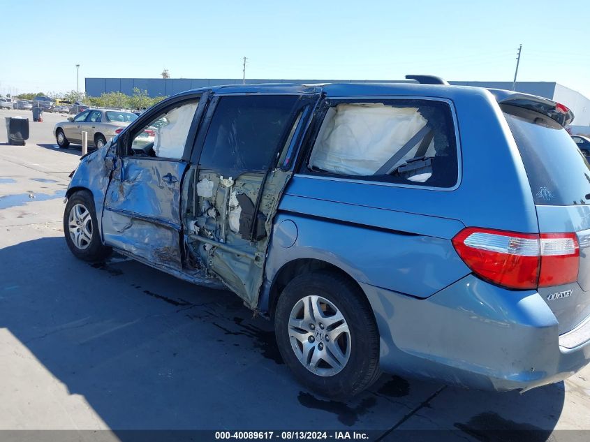 2007 Honda Odyssey Ex VIN: 5FNRL38467B015668 Lot: 40089617