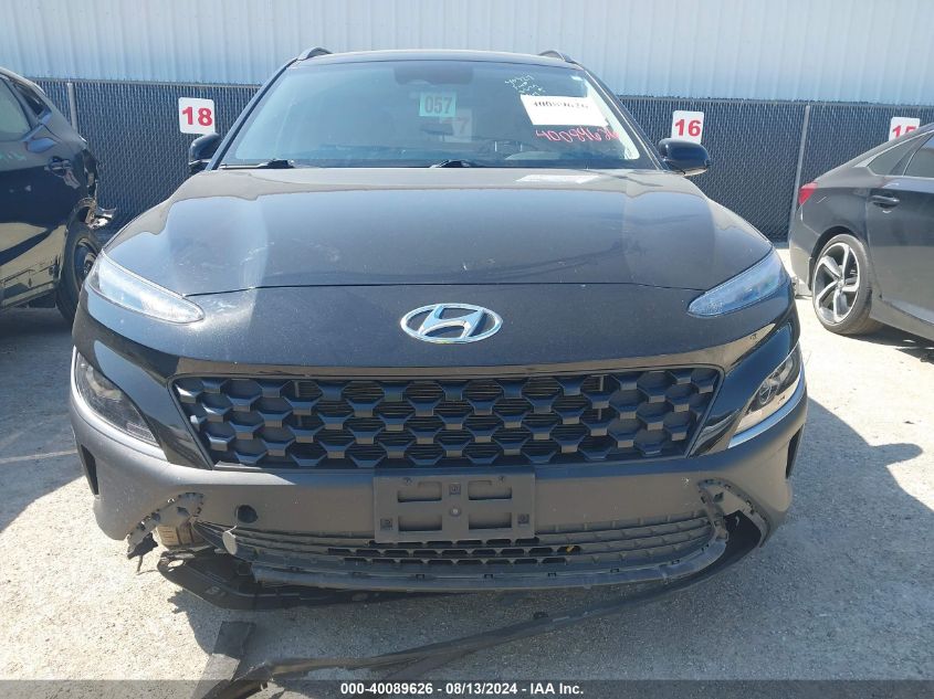 2022 Hyundai Kona Sel VIN: KM8K62AB7NU802513 Lot: 40089626