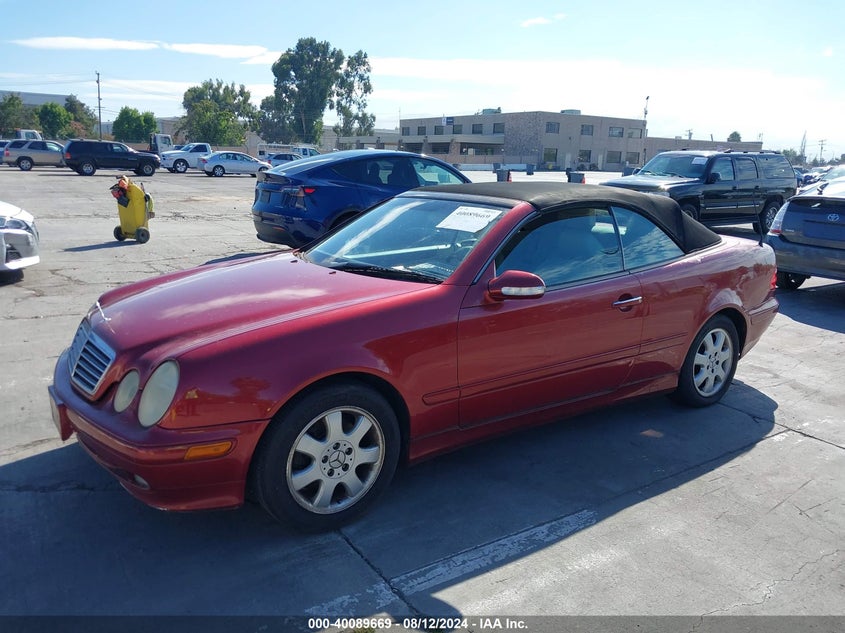 2003 Mercedes-Benz Clk 320 320 VIN: WDBLK65G53T142717 Lot: 40089669