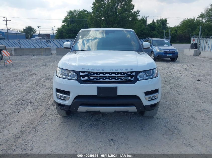 2015 Land Rover Range Rover Sport 3.0L V6 Supercharged Hse VIN: SALWR2VF3FA542066 Lot: 40089676