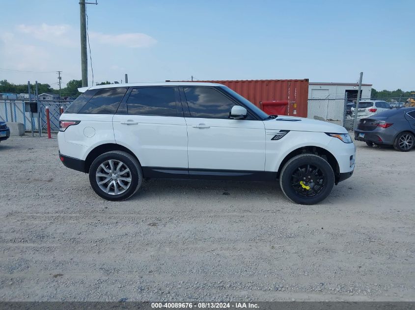 2015 Land Rover Range Rover Sport 3.0L V6 Supercharged Hse VIN: SALWR2VF3FA542066 Lot: 40089676