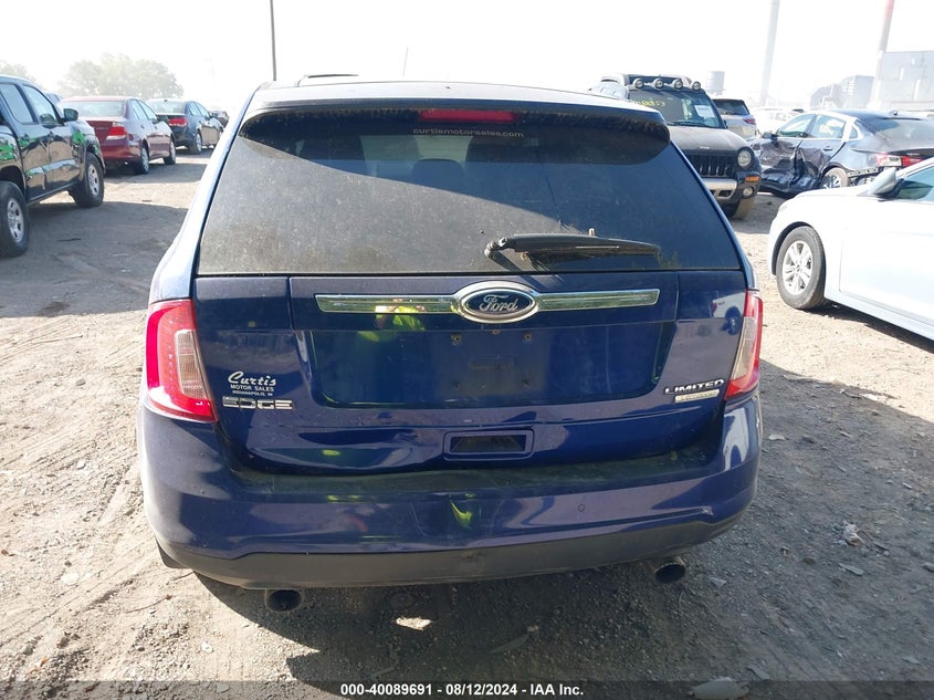 2013 Ford Edge Limited VIN: 2FMDK3K98DBB29564 Lot: 40089691