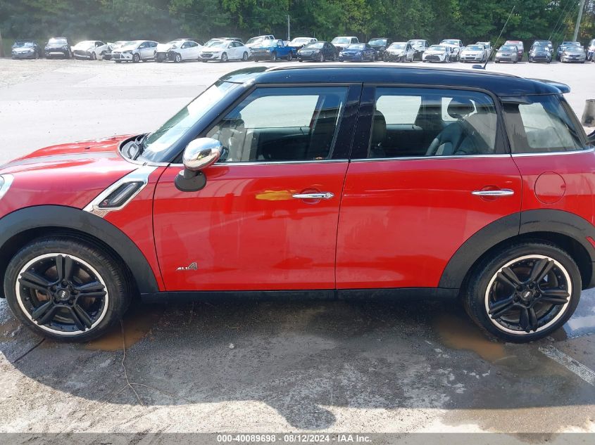 2013 Mini Countryman Cooper S VIN: WMWZC5C50DWP30753 Lot: 40089698