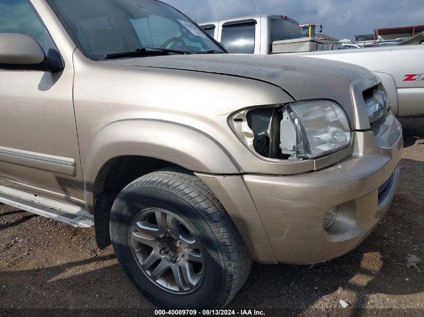 2005 Toyota Sequoia Limited VIN: 5TDZT38A75S248120 Lot: 40089709