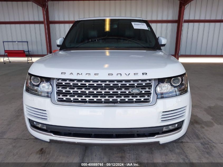 2015 Land Rover Range Rover 5.0L V8 Supercharged VIN: SALGS2TF0FA215040 Lot: 40089765