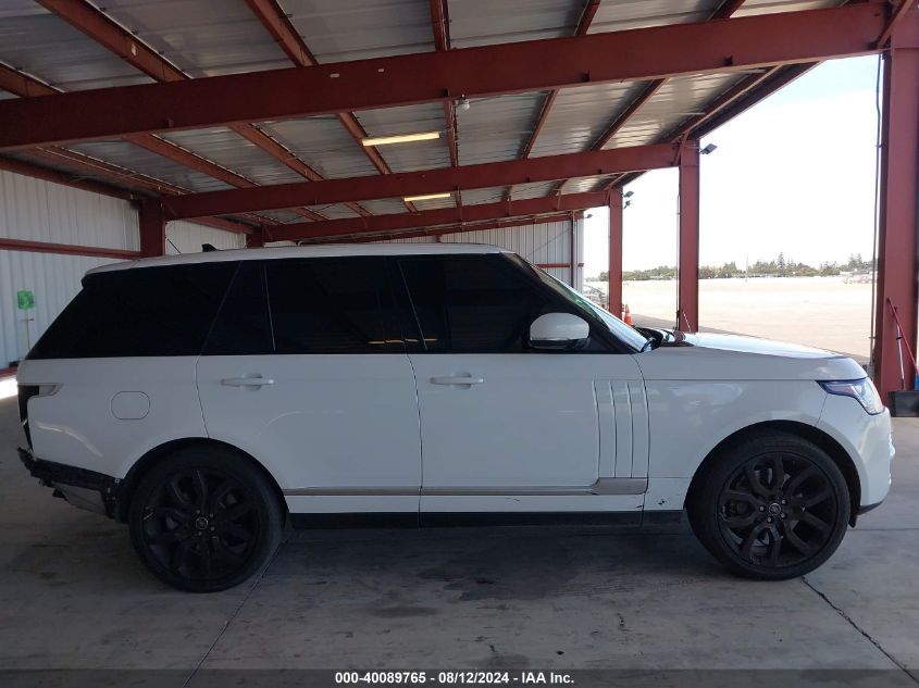 2015 Land Rover Range Rover 5.0L V8 Supercharged VIN: SALGS2TF0FA215040 Lot: 40089765