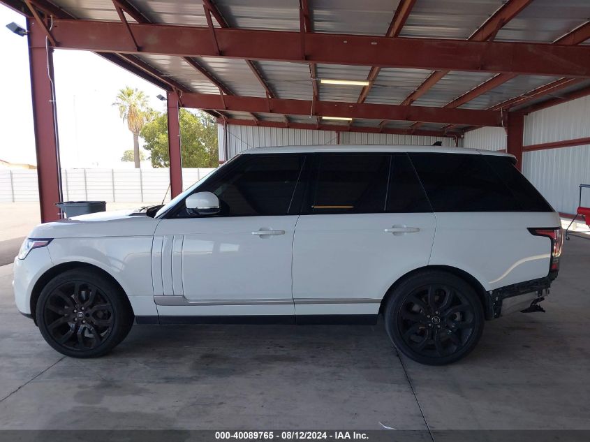 2015 Land Rover Range Rover 5.0L V8 Supercharged VIN: SALGS2TF0FA215040 Lot: 40089765
