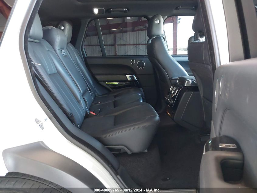 2015 Land Rover Range Rover 5.0L V8 Supercharged VIN: SALGS2TF0FA215040 Lot: 40089765