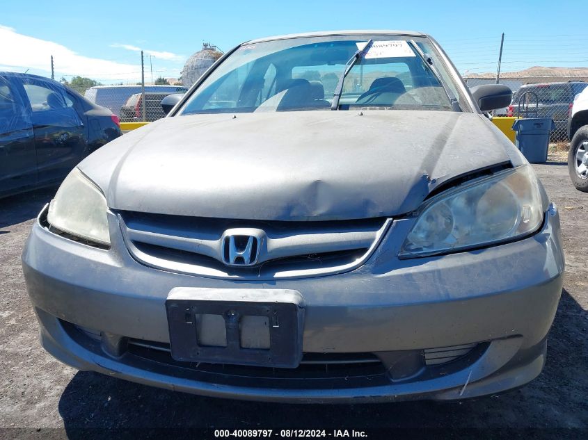 2004 Honda Civic Lx VIN: 2HGES16514H609366 Lot: 40089797