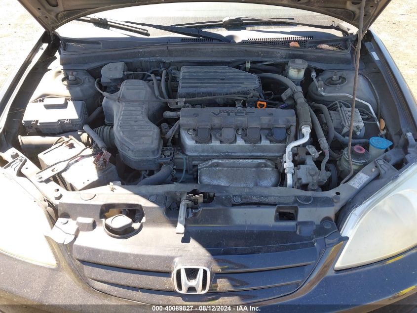 2003 Honda Civic Ex VIN: 2HGES26773H520214 Lot: 40089827