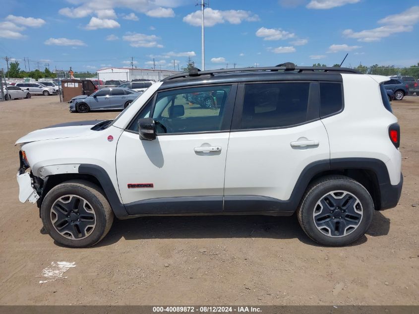 2016 Jeep Renegade Trailhawk VIN: ZACCJBCT3GPD39433 Lot: 40089872