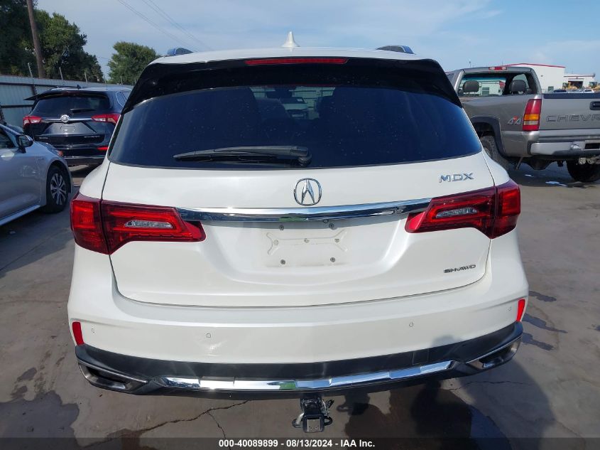 2017 Acura Mdx Advance Package VIN: 5FRYD4H88HB024096 Lot: 40089899