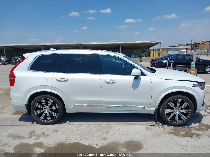 2021 Volvo Xc90 T6 Inscription 7 Passenger VIN: YV4A22PL8M1761463 Lot: 40089916