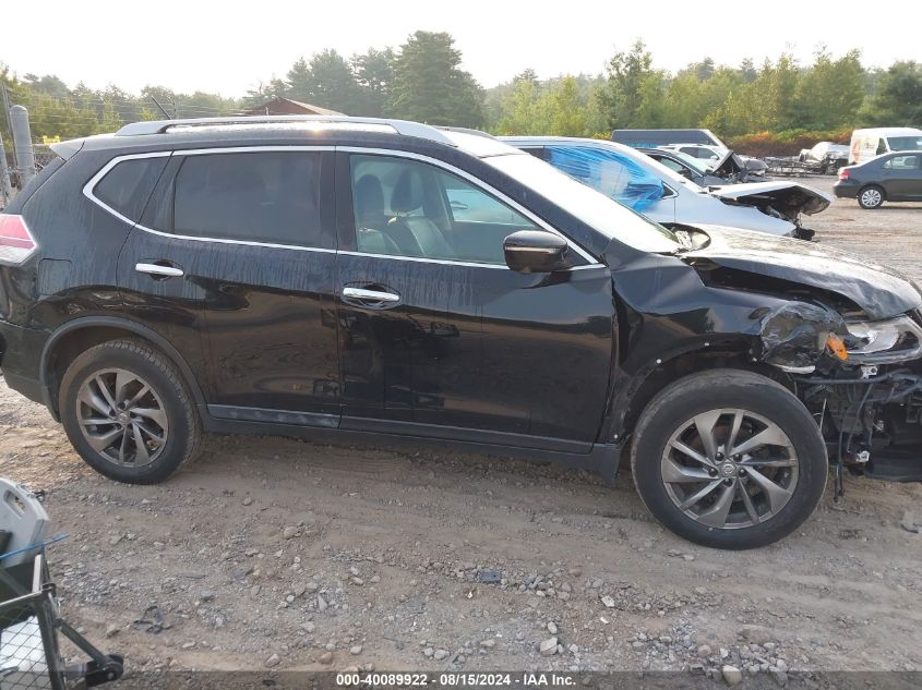 2015 Nissan Rogue Sl VIN: 5N1AT2MVXFC811000 Lot: 40089922