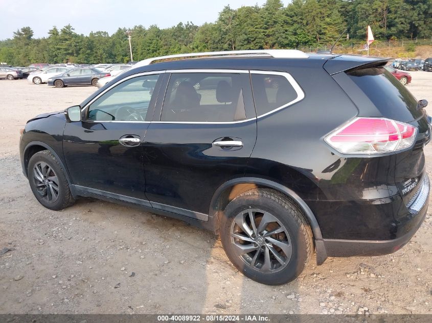 2015 Nissan Rogue Sl VIN: 5N1AT2MVXFC811000 Lot: 40089922