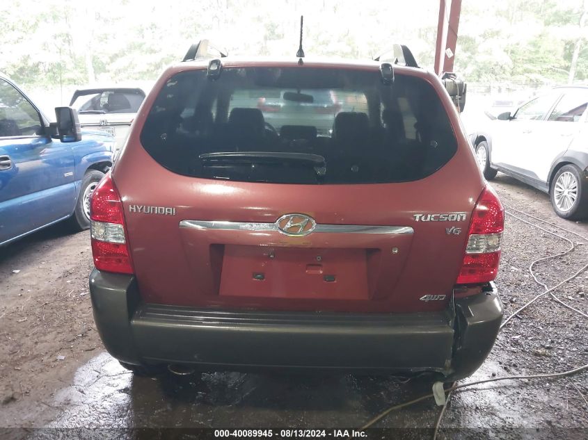 2007 Hyundai Tucson Se/Limited VIN: KM8JN72D67U542068 Lot: 40089945