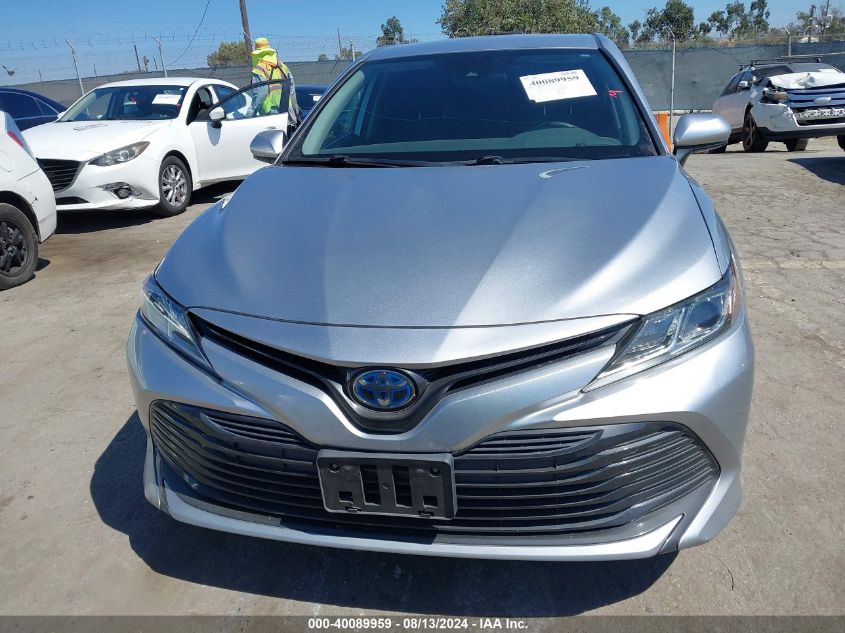 2020 Toyota Camry Le Hybrid VIN: 4T1C31AK6LU520139 Lot: 40089959