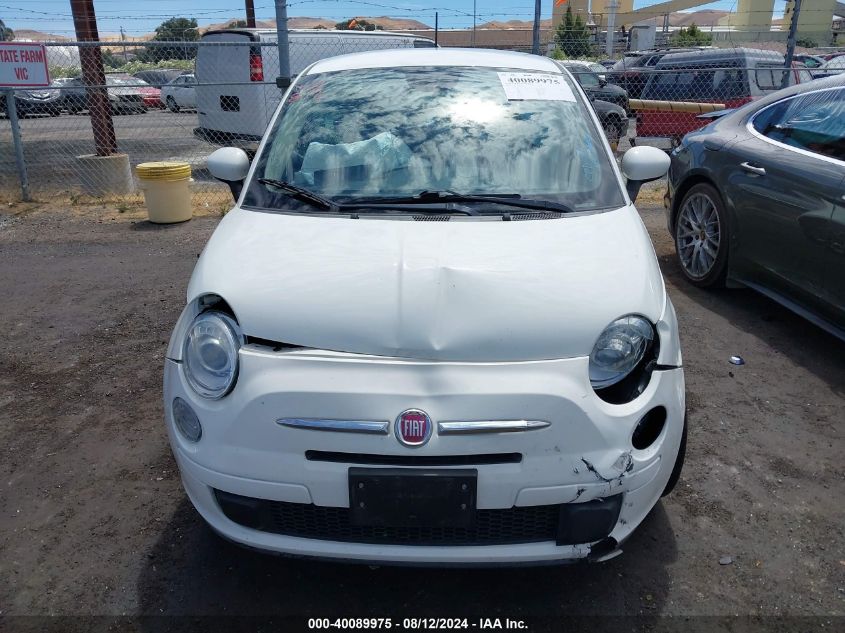 2013 Fiat 500 Pop VIN: 3C3CFFARXDT693328 Lot: 40089975