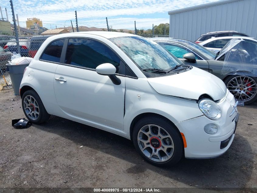 3C3CFFARXDT693328 2013 Fiat 500 Pop