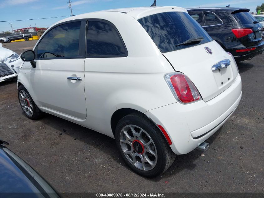 3C3CFFARXDT693328 2013 Fiat 500 Pop