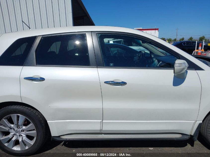 2010 Acura Rdx VIN: 5J8TB1H54AA001162 Lot: 40089985