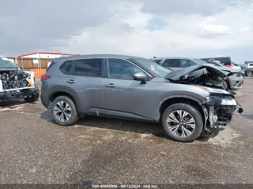 2022 Nissan Rogue Sv Intelligent Awd VIN: JN8BT3BB5NW333240 Lot: 40089996