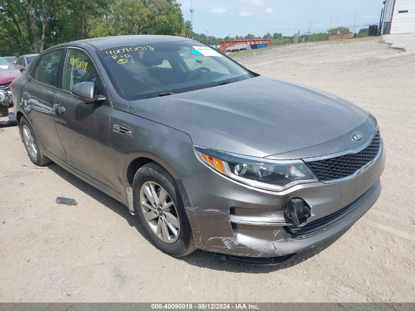 2016 Kia Optima Lx VIN: 5XXGT4L30GG015190 Lot: 40090018