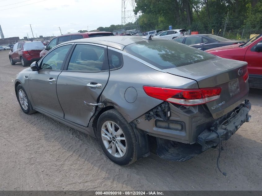 2016 Kia Optima Lx VIN: 5XXGT4L30GG015190 Lot: 40090018