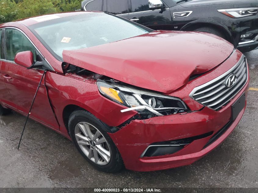 2016 Hyundai Sonata Se VIN: 5NPE24AF8GH283450 Lot: 40090023