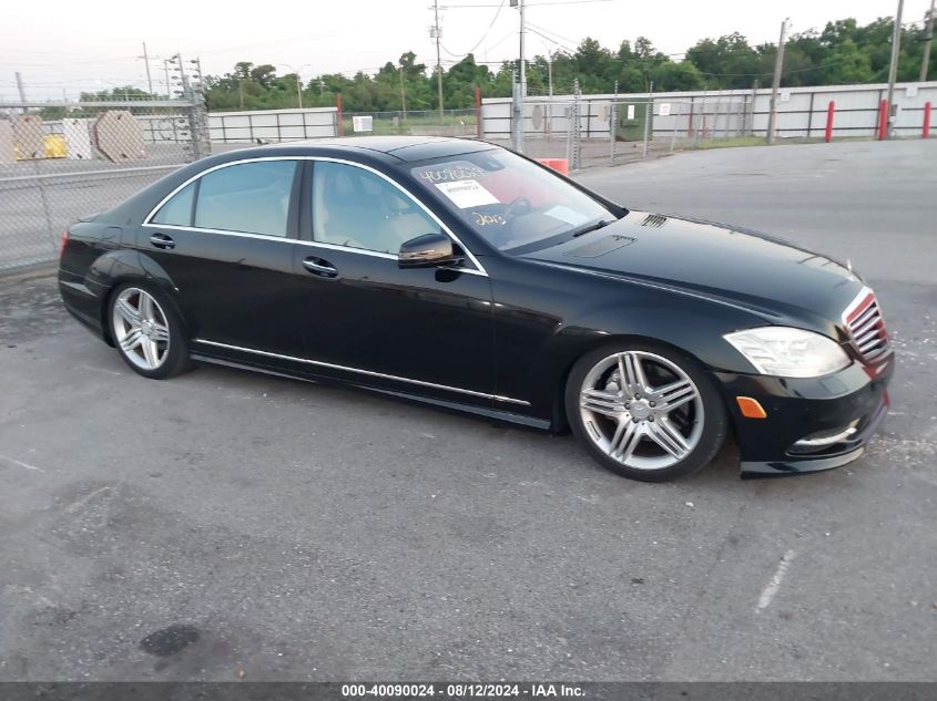 2013 Mercedes-Benz S 550 VIN: WDDNG7DB8DA509605 Lot: 40090024