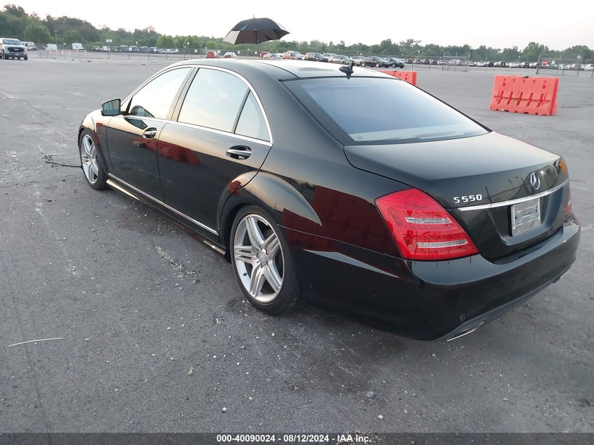 2013 Mercedes-Benz S 550 VIN: WDDNG7DB8DA509605 Lot: 40090024