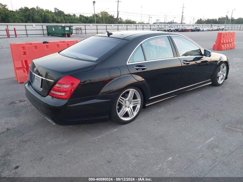 2013 Mercedes-Benz S 550 VIN: WDDNG7DB8DA509605 Lot: 40090024