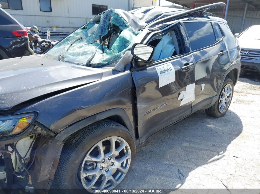 2022 Jeep Compass Latitude Lux VIN: 3C4NJDFB1NT196530 Lot: 40090041