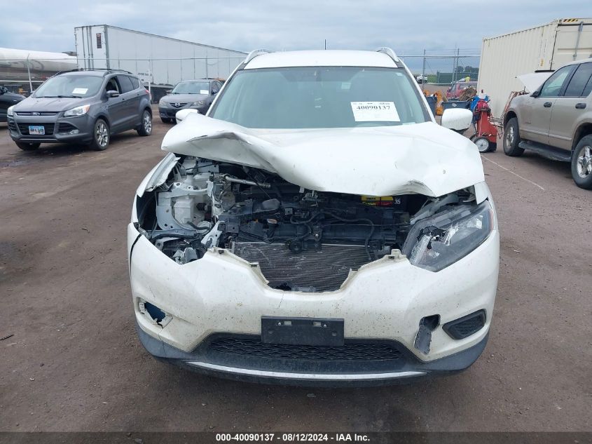 2016 Nissan Rogue Sv VIN: KNMAT2MV0GP635170 Lot: 40090137