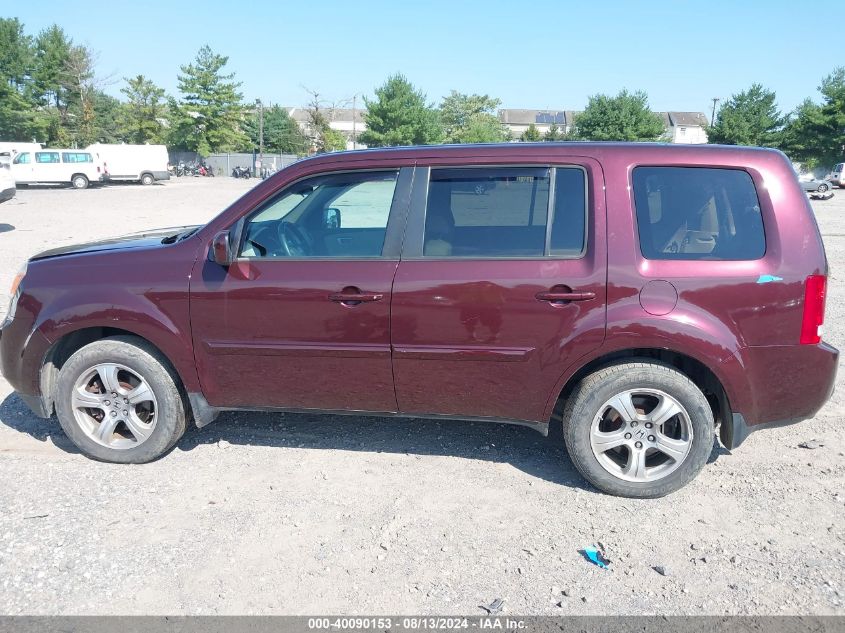 2014 Honda Pilot Ex VIN: 5FNYF4H48EB054493 Lot: 40090153