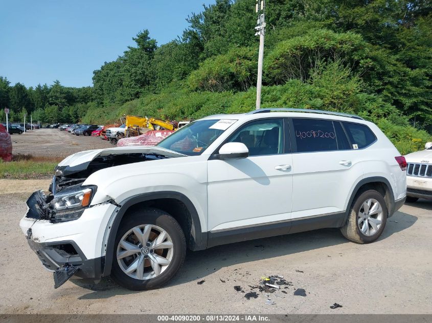 2018 Volkswagen Atlas 3.6L V6 Sel VIN: 1V2MR2CA8JC550763 Lot: 40090200