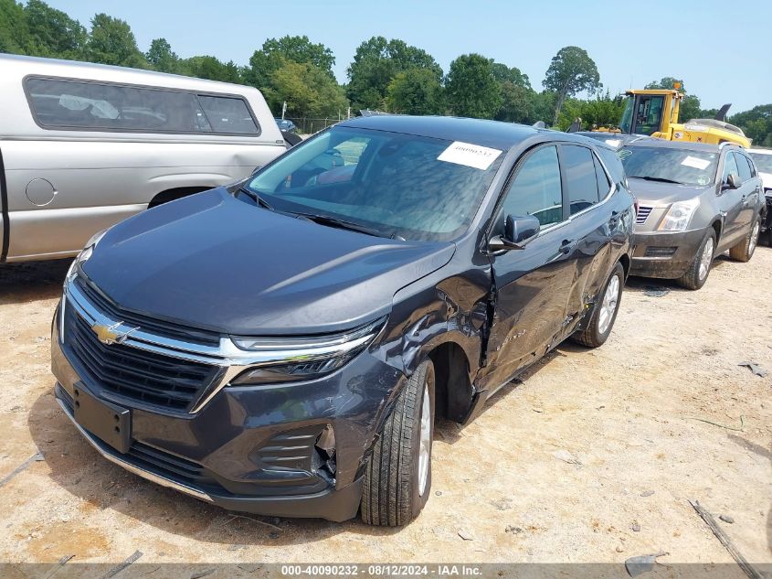 2022 CHEVROLET EQUINOX FWD LT - 3GNAXKEV2NS226757