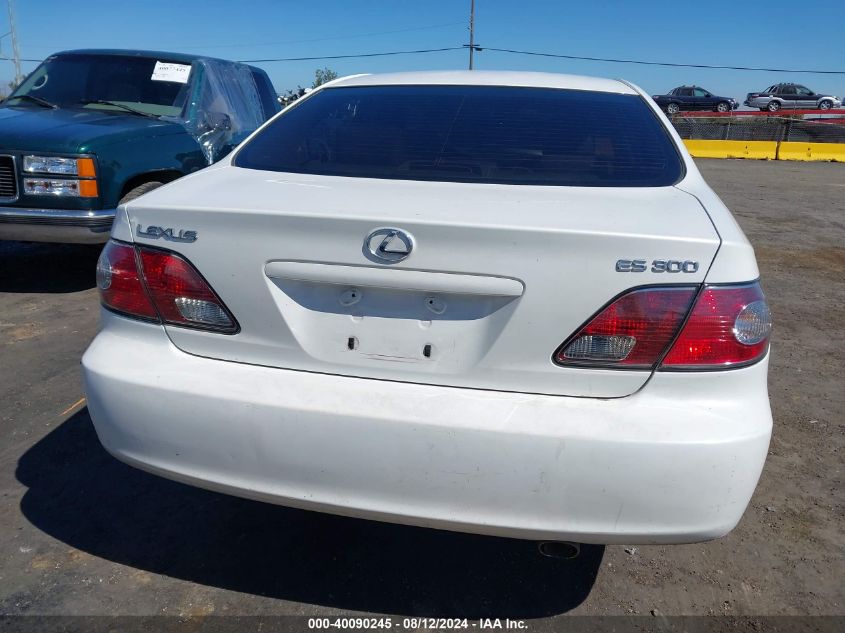2003 Lexus Es 300 VIN: JTHBF30G130147405 Lot: 40090245