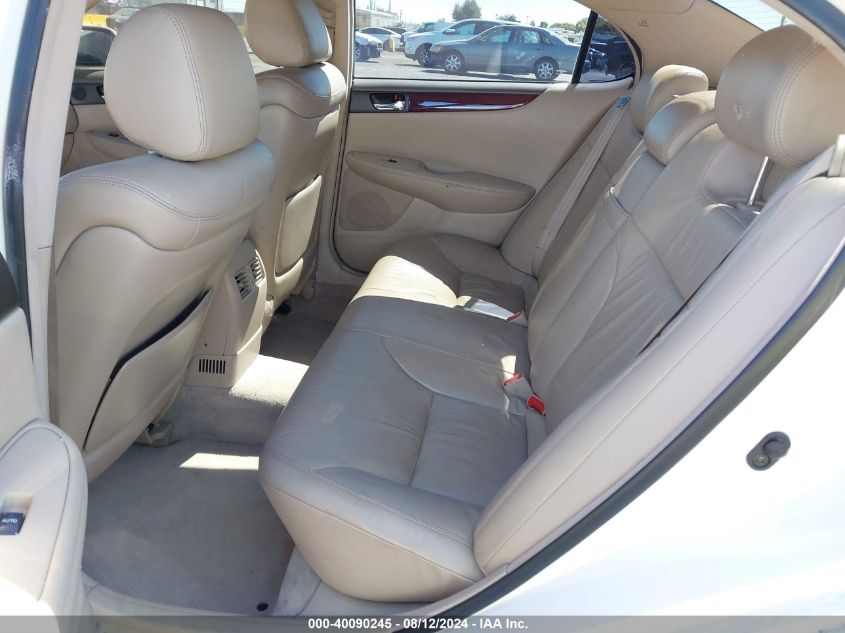 2003 Lexus Es 300 VIN: JTHBF30G130147405 Lot: 40090245